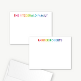 Rainbow Flat Card Set